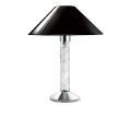 Faunes lamp in clear crystal, chrome finish - Lalique